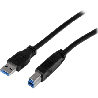 Picture of StarTech.com 1m (3ft) Certified SuperSpeed USB 3.0 A to B Cable - M/M