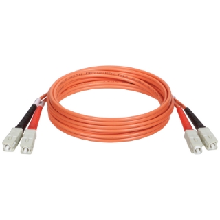 Picture of Tripp Lite 4M Duplex Multimode 62.5/125 Fiber Optic Patch Cable SC/SC 13' 13ft 4 Meter