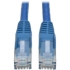 Picture of Tripp Lite 2ft Cat6 Gigabit Snagless Molded Patch Cable RJ45 M/M Blue 2' 50 Bulk Pack