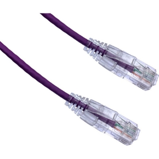 Picture of Axiom 90FT CAT6A BENDnFLEX Ultra-Thin Snagless Patch Cable 650mhz (Purple)