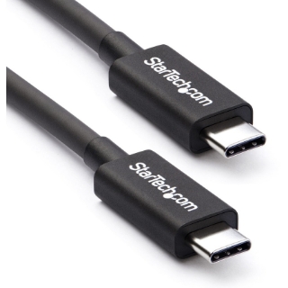 Picture of StarTech.com Thunderbolt 3 Cable - 6 ft / 2m - 4K 60Hz - 20Gbps - USB C to USB C Cable - Thunderbolt 3 USB Type C Charger Cable