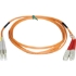 Picture of Tripp Lite 3M Duplex Multimode 50/125 Fiber Optic Patch Cable LC/SC 10' 10ft 3 Meter