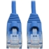 Picture of Tripp Lite Cat6a 10G Snagless Molded Slim UTP Patch Cable M/M Blue 6ft 6'