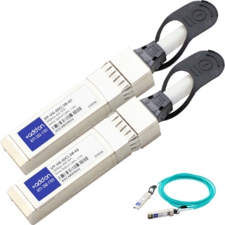 Picture of AddOn Cisco Compatible TAA Compliant 10GBase-AOC SFP+ to SFP+ Direct Attach Cable (850nm, MMF, 1.5m)