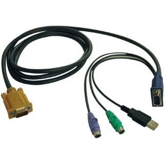 Picture of Tripp Lite 10ft USB / PS2 Cable Kit for KVM Switch B020-U08 / U16