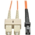 Picture of Tripp Lite 3M Duplex Multimode 62.5/125 Fiber Optic Patch Cable MTRJ/SC 10' 10ft 3 Meter