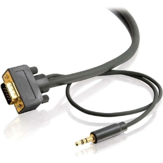 Picture of C2G 12ft Flexima VGA + 3.5mm A/V Cable M/M - In-Wall CL3-Rated - VGA Cable