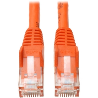 Picture of Tripp Lite 25ft Cat6 Gigabit Snagless Molded Patch Cable RJ45 M/M Orange 25'