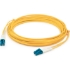 Picture of AddOn 15m LC (Male) to LC (Male) Yellow OM2 Duplex Plenum-Rated Fiber Patch Cable