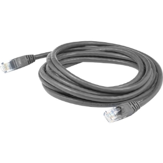 Picture of AddOn 200ft RJ-45 (Male) to RJ-45 (Male) Gray Cat6A UTP PVC Copper Patch Cable