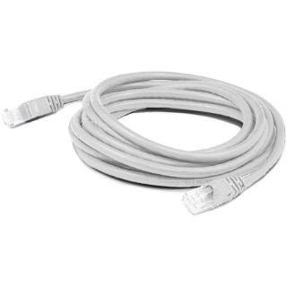 Picture of AddOn 7ft RJ-45 (Male) to RJ-45 (Male) Straight White Cat6 UTP PVC Copper Patch Cable