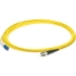 Picture of AddOn 2m LC (Male) to ST (Male) Straight Yellow OS2 Simplex Plenum Fiber Patch Cable