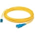 Picture of AddOn 2m LC (Male) to SC (Male) Straight Yellow OS2 Duplex Plenum Fiber Patch Cable