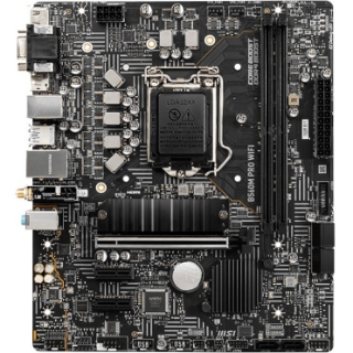 Picture of MSI B560M PRO WIFI Desktop Motherboard - Intel B560 Chipset - Socket LGA-1200 - Intel Optane Memory Ready - Micro ATX