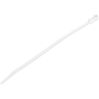 Picture of StarTech.com 8"(20cm) Cable Ties with Mounting Hole, 2"(52mm) Diameter, 50lb(22kg) Tensile Strength, Nylon Zip Ties, UL Listed, 100 Pack