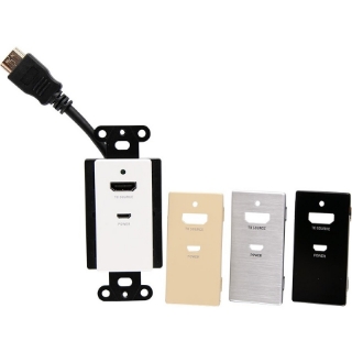 Picture of C2G HDMI Inline Extender Decorative Wall Plate w/ Interchangeable Covers