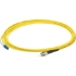 Picture of AddOn 100m LC (Male) to ST (Male) Straight Yellow OS2 Simplex LSZH Fiber Patch Cable