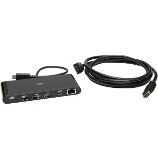 Picture of C2G USB C Docking Station Kit - USB C to HDMI, Ethernet and USB & 6ft HDMI