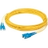 Picture of AddOn 95m SC (Male) to SC (Male) Straight Yellow OS2 Simplex Fiber OFNR (Riser-Rated) Patch Cable