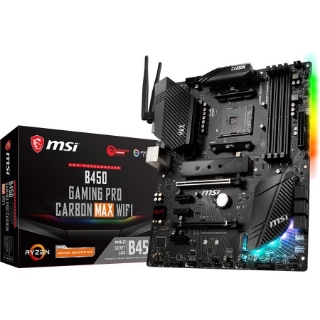 Picture of MSI B450 GAMING PRO CARBON MAX WIFI Desktop Motherboard - AMD B450 Chipset - Socket AM4 - ATX