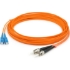 Picture of AddOn 3m SC (Male) to ST (Male) Orange OM1 Duplex Fiber OFNR (Riser-Rated) Patch Cable