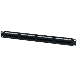 Picture of StarTech.com 24 Port 1U Rackmount Cat 6 110 Patch Panel