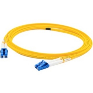 Picture of AddOn 5m ALC (Male) to LC (Male) Yellow OS2 Duplex Fiber OFNR (Riser-Rated) Patch Cable