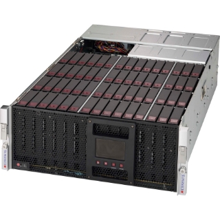 Picture of Supermicro SuperChassis 946SE1C-R1K66JBOD Drive Enclosure - 4U Rack-mountable - Black