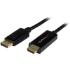 Picture of StarTech.com 16ft (5m) DisplayPort to HDMI Cable, 4K 30Hz Video, DP 1.2 to HDMI Adapter Cable Converter for HDMI Monitor/Display, Passive