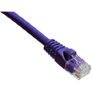 Picture of Axiom 15FT CAT5E 350mhz Patch Cable Molded Boot (Purple) - TAA Compliant