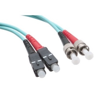 Picture of Axiom SC/ST 10G Multimode Duplex OM3 50/125 Fiber Optic Cable 5m - TAA Compliant