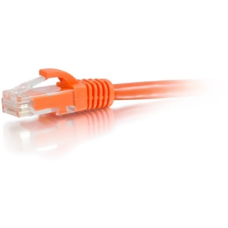 Picture of C2G 1ft Cat6a Snagless Unshielded (UTP) Network Patch Ethernet Cable-Orange