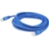 Picture of AddOn 8.5ft RJ-45 (Male) to RJ-45 (Male) Blue Cat6A Straight Shielded Twisted Pair PVC Copper Patch Cable