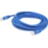 Picture of AddOn 7ft RJ-45 (Male) to RJ-45 (Male) Blue Microboot, Snagless Cat7 S/FTP PVC Copper Patch Cable