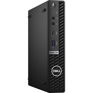 Picture of Dell OptiPlex 7000 7090 Desktop Computer - Intel Core i5 10th Gen i5-10500T Hexa-core (6 Core) 2.30 GHz - 8 GB RAM DDR4 SDRAM - 128 GB M.2 PCI Express NVMe 3.0 x4 SSD - Micro PC - Black