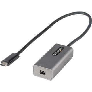 Picture of StarTech.com USB C to Mini DisplayPort Adapter, 4K 60Hz USB-C to mDP Adapter Dongle, USB Type-C to Mini DP Video Converter, w/ 12" Cable