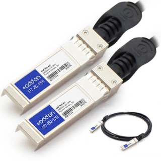 Picture of AddOn Netgear AXC763 Compatible TAA Compliant 10GBase-CU SFP+ to SFP+ Direct Attach Cable (Passive Twinax, 3m)