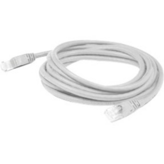 Picture of AddOn 30ft RJ-45 (Male) to RJ-45 (Male) Shielded Straight White Cat6 STP PVC Copper Patch Cable