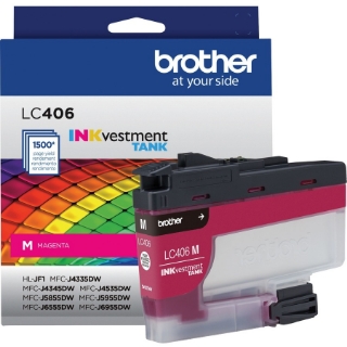 Picture of Brother INKvestment LC406M Original Ink Cartridge - Single Pack - Magenta