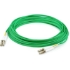 Picture of AddOn 5m LC (Male) to LC (Male) Green OM3 Duplex Fiber OFNR (Riser-Rated) Patch Cable