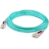 Picture of AddOn 1m SC (Male) to SC (Male) Aqua OM3 Duplex Fiber OFNR (Riser-Rated) Patch Cable