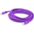 Picture of AddOn 25ft RJ-45 (Male) to RJ-45 (Male) Straight Purple Cat6A UTP PVC Copper TAA Compliant Patch Cable