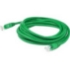 Picture of AddOn 20ft RJ-45 (Male) to RJ-45 (Male) Shielded Straight Green Cat6A STP PVC Copper Patch Cable