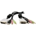 Picture of StarTech.com 15 ft 4-in-1 USB DVI KVM Switch Cable with Audio