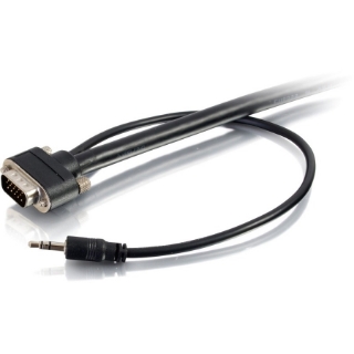 Picture of C2G 10ft Select VGA + 3.5mm Stereo Audio A/V Cable M/M - In-Wall CMG-Rated