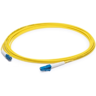 Picture of AddOn 2m LC (Male) to LC (Male) Yellow OS2 Simplex Fiber OFNR (Riser-Rated) Patch Cable