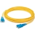 Picture of AddOn 16m SC (Male) to SC (Male) Straight Yellow OS2 Duplex Plenum Fiber Patch Cable