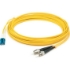 Picture of AddOn 31m LC (Male) to ST (Male) Straight Yellow OS2 Duplex LSZH Fiber Patch Cable