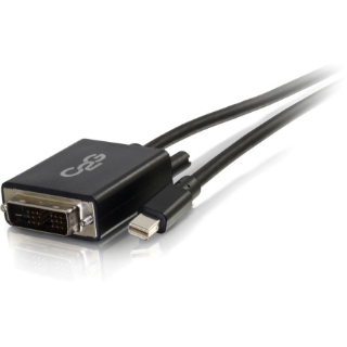 Picture of C2G 10ft Mini DisplayPort to DVI Cable - Single Link DVI-D Adapter - Black