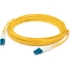 Picture of AddOn 0.5m LC (Male) to LC (Male) Yellow OS2 Simplex Fiber OFNR (Riser-Rated) Patch Cable